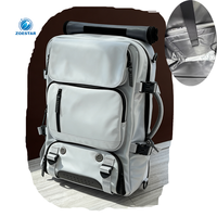 Sac à dos professionnel 2-en-1 en polyester imperméable, grande capacité, multi-compartiments, avec coussin d'air, ceinture de maintien – Vente chaude