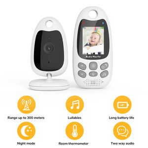 Babyphone sans fil avec transmission numérique sécurisée, surveillance audio et vidéo et vision nocturne infrarouge - Product Image 2