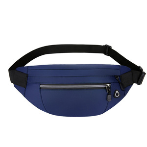 Wholesale Unisex Waterproof Nylon Zipper Waist Bag Sports Chest Bag Daily Running Adjustable Belt Custom Fanny Pack <b>Pillow</b> Shape - Product Image 4