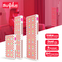 Panneau de luminothérapie rouge professionnel 180 mW/cm² OEM, thérapie par lumière rouge et infrarouge proche 1500 W, thérapie corporelle complète par lumière rouge, fabrication chinoise