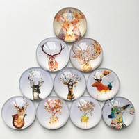 Aimants en verre cristal 3D personnalisés, style Art Déco, aimants décoratifs transparents pour réfrigérateur, pour promotion, souvenir, forme personnalisée