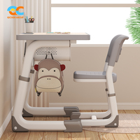 Qichen OEM/ODM ensemble de table et de chaises d'étude de qualité commerciale du travail à domicile pour enfants table d'étude d'approvisionnement stable table d'étude avec tiroirs