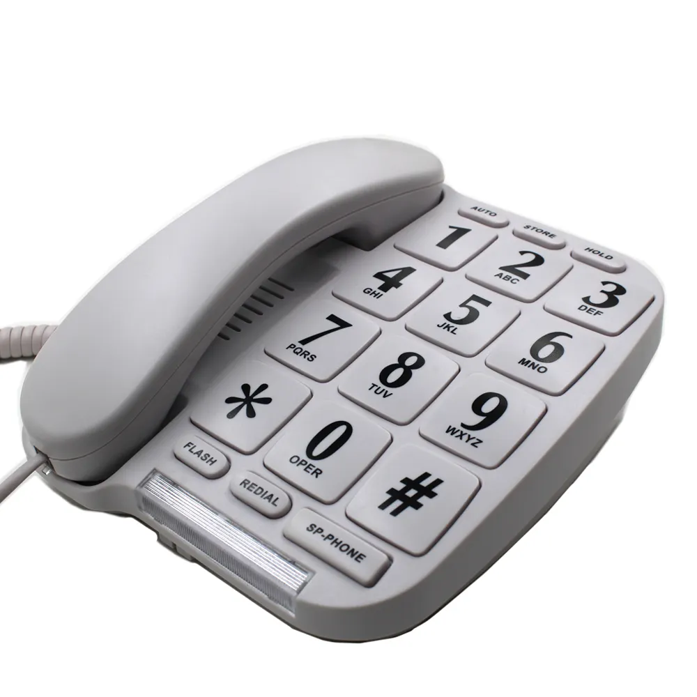Chengfenghao Emergency Jumbo Telefoon Voor Senior Ouderen Super Grote Knop Vaste Telefoon