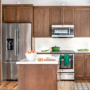 Gabinetes de Cocina Personalizados para Toda la Casa BALOM, Gabinetes de Cocina Modulares de Madera Maciza de Nogal, Listos para Armar - Product Image 2