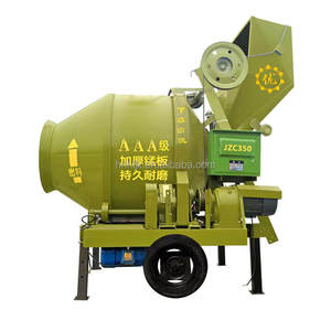 JZC350l <span class=keywords><strong>1</strong></span> beutel 2 ausbeuter 3 beutel zement beton mixer elektrisch tragbar 350 liter trommel beton mixer automatische beton mischmaschine - Product Image 3