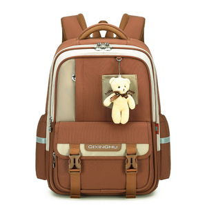 Custom Logo OEM ODM Grade 1-6 Primary School <b>Backpack</b>, Large Capacity Waterproof Spine Protection Lightweight Load Reduction Kid - Product Image 3