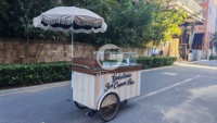 Chariot à café personnalisé Etodevice avec roues, chariot mobile commercial pour boissons
