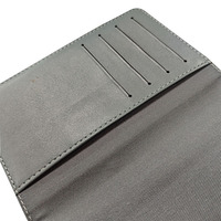 Portefeuille de voyage vintage minimaliste en cuir PU, porte-passeport court à double pli, étui personnalisé pour passeport, porte-cartes