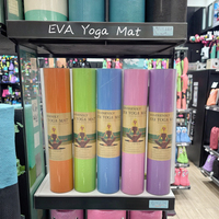 Tapete de Yoga de Espuma EVA Directo de Fábrica con Logo Personalizado, Antideslizante, Impermeable, de Alta Densidad y Fácil de Limpiar