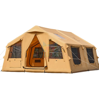 Tente de camping gonflable moderne personnalisée pour l'extérieur, imperméable, portable, tente pneumatique épaisse, grande capacité, tentes gonflables familiales