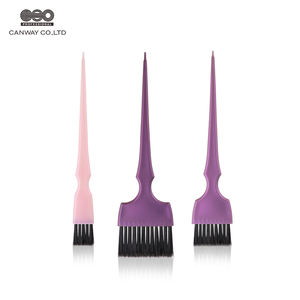 Vente chaude Salon couleur arc-en-ciel Couleur des <span class=keywords><strong>cheveux</strong></span> <span class=keywords><strong>Balayage</strong></span> Teinte Brosse pour salon de coiffure Salon Outil Fabricant Teinte Nylon Brosse - Product Image 2