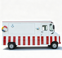 Camion remorque BBQ, Chariot à glaces électrique, Remorque à glaces, Camions alimentaires mobiles électriques d'occasion, Chariots alimentaires mobiles à vendre