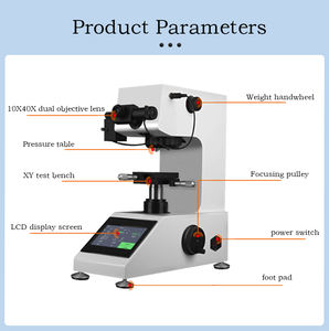 Hot Selling 1 Jahr digitaler Micro Vicker Härte prüfer Touchscreen 220V Micro Härte prüfer für Metalle Neue Elektronik - Product Image 3
