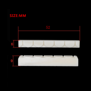 Reale Bone <span class=keywords><strong>Chitarra</strong></span> <span class=keywords><strong>Classica</strong></span> Ponte Dado 6 Corde Della <span class=keywords><strong>Chitarra</strong></span> Ponte Dado per <span class=keywords><strong>Chitarra</strong></span> <span class=keywords><strong>Classica</strong></span> 52x6x9MM - Product Image 5