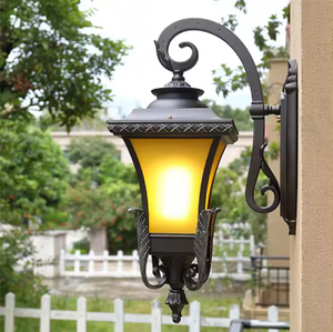 Applique murale rétro européenne fournie en usine luminaire pour jardin cour villa 50w étanche led appliques extérieures élégantes - Product Image 5