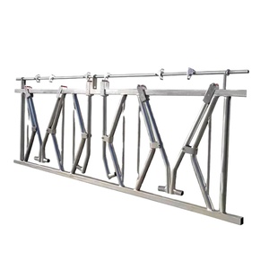 Nuovo Blocco per Bovini in Acciaio Zincato, Attrezzatura per Allevamento, Facile Montaggio, Mangiatoia per Mucche - Product Image 6
