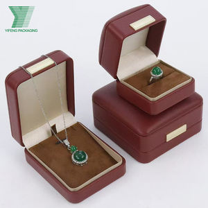 В наличии: Роскошный маленький футляр для хранения ювелирных изделий, прямоугольная подарочная коробка из искусственной кожи для украшений с возможностью нанесения логотипа на заказ. - Product Image 5