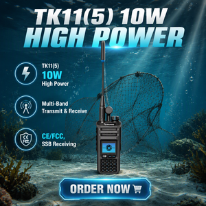 Radio Analogica Bidirezionale QUANSHENG TK11(5) con Portata di 10km, 10W AM/FM/SSB, Certificata <span class=keywords><strong>CB</strong></span> FCC CE - Product Image 1