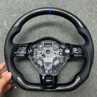 Volant perforé en fibre de carbone LED très vendu pour Volkswagen MK5 MK6 Golf GTI R Polo CC