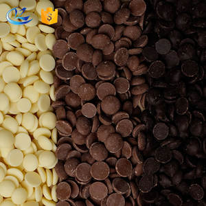 Groothandelsprijs Donkerwitte Muntchocoladechips Melkchocolade voor bakken en koekjes - Product Image 1