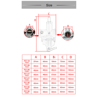 STDW Nouveau carburateur PD PZ PZ26-PZ34 pour ATV 100-350cc Moto