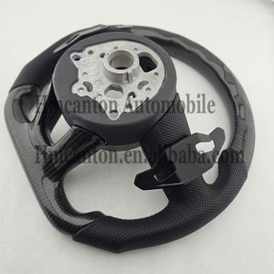 Volant en cuir et fibre de carbone en gros pour modèles Audi A3 A4 A4L A5 A7L A8 Q5 Q7 B9 A6 R8 - Product Image 4