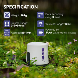 Capteur de pluviomètre Wifi extérieur RainPoint pour <span class=keywords><strong>station</strong></span> météo Wifi - Product Image 6