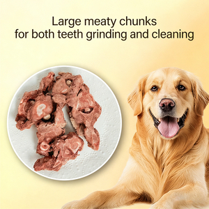 Friandise <span class=keywords><strong>à</strong></span> mâcher pour chiens, très vendue, de haute qualité, en <span class=keywords><strong>os</strong></span> de bovin lyophilisé, avec viande et <span class=keywords><strong>moelle</strong></span> osseuse, pour le nettoyage naturel des dents - Product Image 2