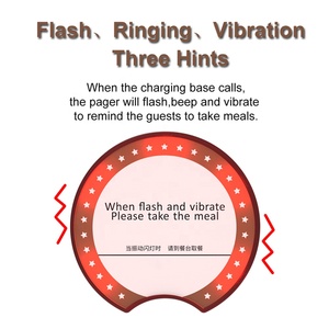 Hot Cafe recargable impermeable zumbador vibratorio 22 cola llamada beepers inalámbrico posavasos sistema de paginación llamada buscapersonas <span class=keywords><strong>restaurante</strong></span> - Product Image 2