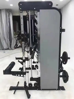 Comercial gimnasio Cable Crossover Squat Rack multifuncional entrenador Smith máquina para ejercicio cuerpo Pin carga selección máquinas