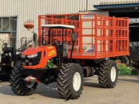 4WD Oliepalmvruchttransporttractor met gaaslaadbak