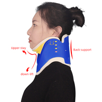 Soporte Cervical Ajustable Inflable para Masaje, Ejercicio, Estiramiento, Fijación, Fisioterapia y Cuidado en el Hogar