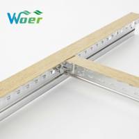 Accessoires de charpente métallique en T pour plafonds suspendus peints, pour dalles de plafond, projets d'aménagement intérieur commercial