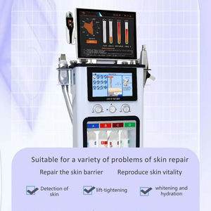 Appareil de microdermabrasion <span class=keywords><strong>Aqua</strong></span> Hydro 10 en 1, nettoyage par bulles, dermabrasion H2O2, soin du visage pour salon - Product Image 1