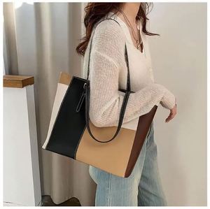 Sacs fourre-tout de luxe pour femmes, sacs à bandoulière décontractés, grande taille, en cuir PU, sacs à main pas chers J0100 - Product Image 4