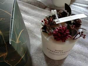 Bougie artisanale en cire de soja - Aromathérapie, parfum floral, petites bougies en forme de fruits pour la méditation et les coffrets cadeaux - Product Image 4