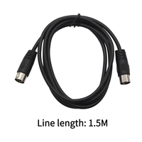 Câble Usb Midi lien, personnalisé à 3, 5, 6, 7, 8 broches