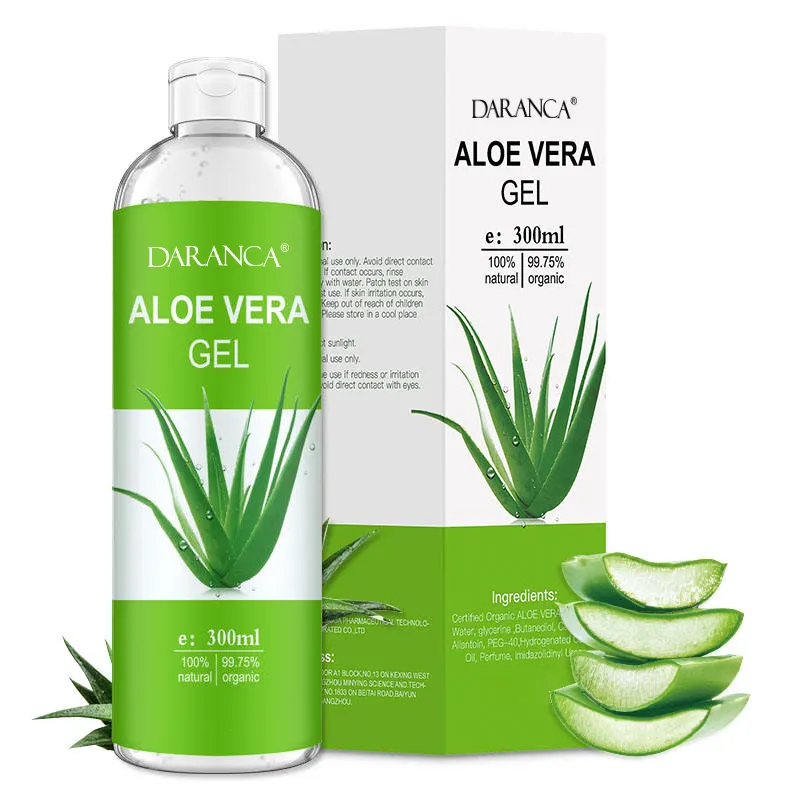 Bio-Aloe-Vera-Gel aus reinem Aloe-Extrakt für die Reparatur von Sonnenbrand-Akne nach der Sonne