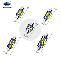 Système d'éclairage automatique 3014 21SMD 31MM 36MM 39MM 41MM 44MM led voiture led t10