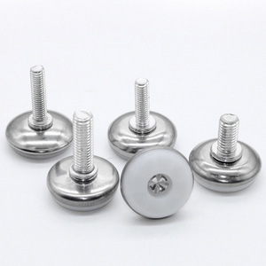 Nhà máy tùy chỉnh M6 M8 điều chỉnh san lấp mặt bằng miếng đệm cơ sở màu đen có thể điều chỉnh chân levele điều chỉnh cơ sở cho đồ nội thất Chân bảng - Product Image 1