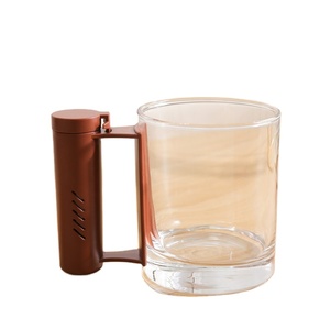 Kitchen <strong>Tea</strong> Cup <strong>Set</strong> with Cat Shaped Glassware Soak Filter Glass Cups with Handle and Infuser Strainer <strong>Plastic</strong> <strong>Tea</strong> Cup <strong>Set</strong> Round - Product Image 1