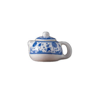 Teiera Portatile in Porcellana Blu e Bianca per Tè al Latte, con Coperchio, 30ml, Design Moderno e Minimalista per Negozi di Tè al Latte, Piccolo Drago - Product Image 5