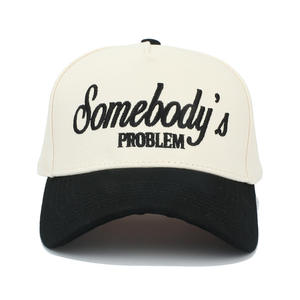 Gorra Trucker de 5 Paneles para Hombre, Bordada a Máquina, 100% Algodón, Ajustable, para Viajes al Aire Libre, Diseño Colorblock, Varios Colores - Product Image 1