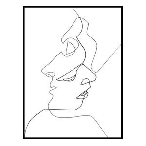 Cadre <span class=keywords><strong>photo</strong></span> <span class=keywords><strong>en</strong></span> métal noir à bordure fine avec passe-partout blanc, écologique, moderne et <span class=keywords><strong>minimaliste</strong></span>, pour affiches d'art linéaire, idéal pour l'affichage mural <span class=keywords><strong>en</strong></span> portrait - Product Image 5