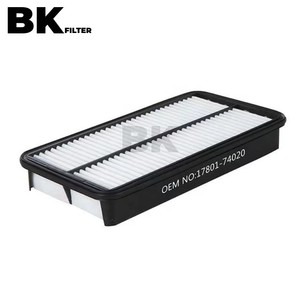 ไส้กรองอากาศ Bk Filter รุ่น 17801-74020 สำหรับรถยนต์โตโยต้า โคโรลล่า แคมรี่ เซลิก้า RAV4 เกียร์อัตโนมัติ - Product Image 1