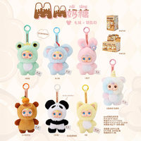 Mignonne poupée en peluche PVC en forme d'animal, bonbon au lait MM, porte-clés de sac, ornement suspendu, figurine de bureau, jouet de collection, cadeau, échelle 1/6