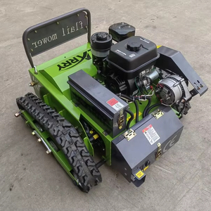 Tondeuse à gazon robotisée de petite taille en gros, petite tondeuse à gazon de jardin à chenilles, tondeuse à gazon industrielle flexible à 4 temps pour la vente - Product Image 1