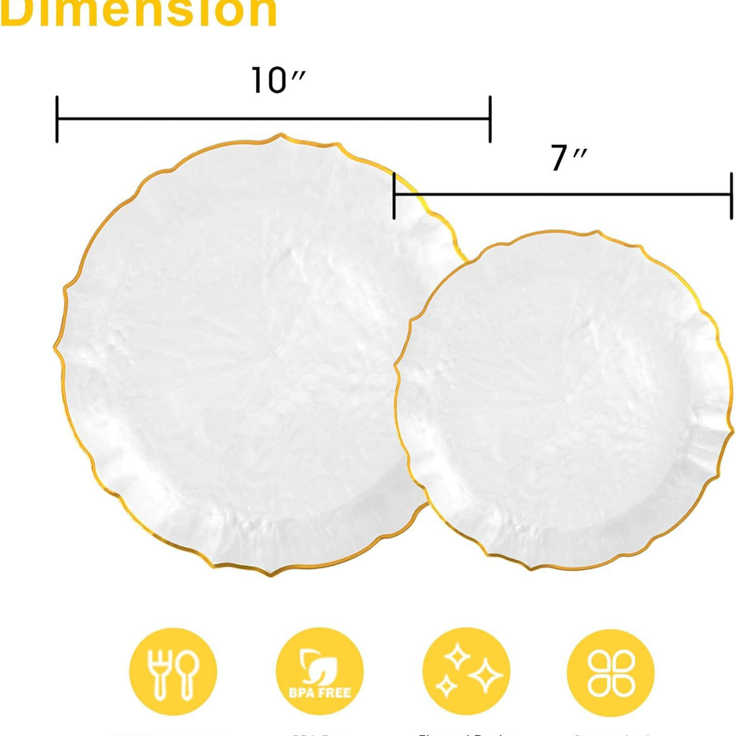 Placa phnmus transparente de 7 pulgadas