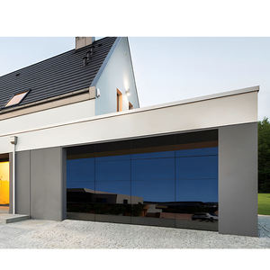 Porte de garage moderne sectionnelle automatique en aluminium 9x8 9x7 16x7 Prix Porte de garage en plexiglas - Product Image 1