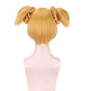 Anxin doble cola de caballo peluca arco nudo <span class=keywords><strong>corto</strong></span> limpio flequillo Cosplay <span class=keywords><strong>pelo</strong></span> falso Anime chica doble cola de caballo - Product Image 6